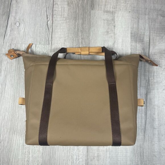 NEW Jon Hart Cooler Saddle Coated Canvas Khaki Sand Tan Western Texas Ice Chest - Picture 8 of 11